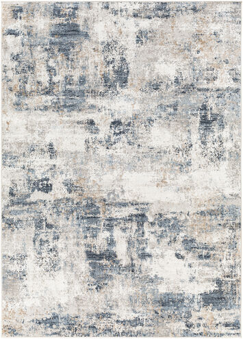 Allegro 84 X 63 inch Light Grey Rug, Rectangle