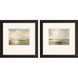 Silent Landscape Blue and Orange and White and Green Framed Art, Propac