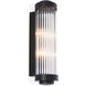 Gascogne 2 Light 4.33 inch Bronze and Clear Glass Wall Lamp Wall Light