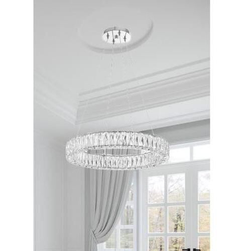 Dickinson 1 Light 24 inch Chrome Pendant Ceiling Light