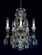 Renaissance 5 Light 14.5 inch Heirloom Bronze Chandelier Ceiling Light in Heritage