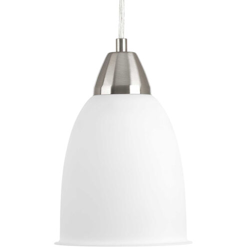 Simple LED LED 5.88 inch Brushed Nickel Pendant Ceiling Light, Progress LED
