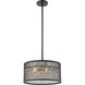 Canada 6 Light 16 inch Black Chandelier Ceiling Light