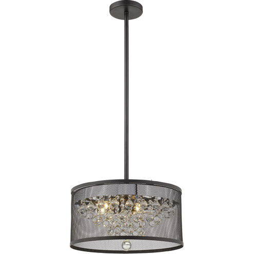 Canada 6 Light 16 inch Black Chandelier Ceiling Light