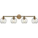 Astoria 4 Light 35 inch Satin Gold Vanity Light Wall Light