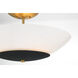 Bax 3 Light Flush Mount Ceiling Light