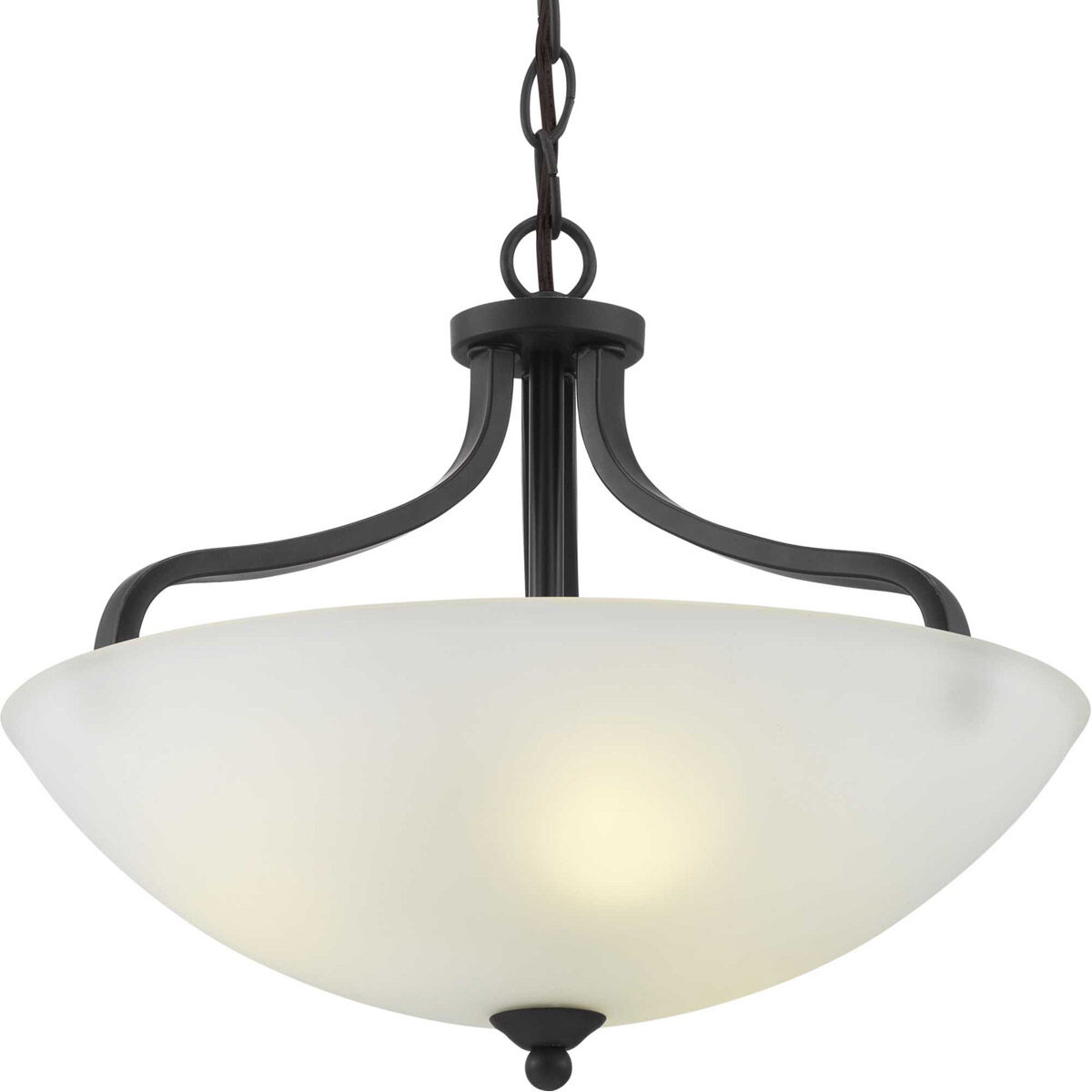 Laird 3 Light 15.63 inch Antique Bronze Semi-Flush Mount Convertible Ceiling Light