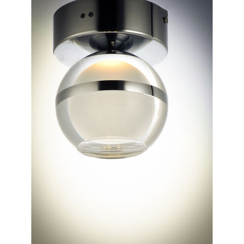 Swank LED 4.75 inch Polished Chrome Flush Mount Ceiling Light