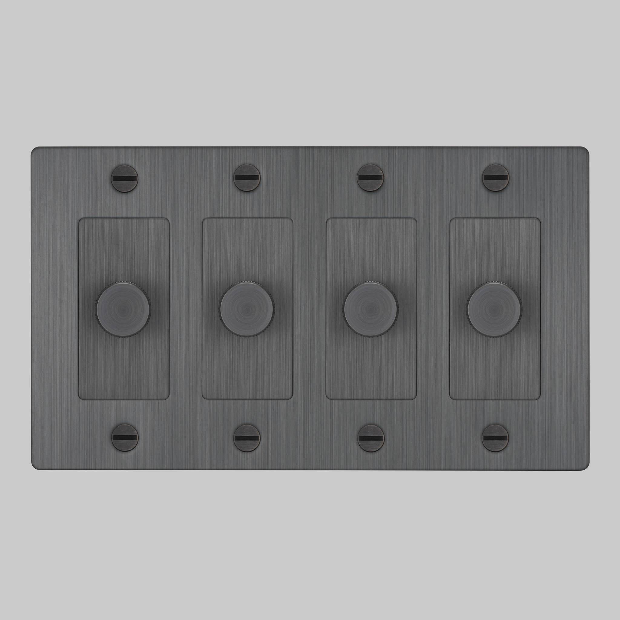 4G 100-120 Smoked Bronze Dimmer Switch, LED