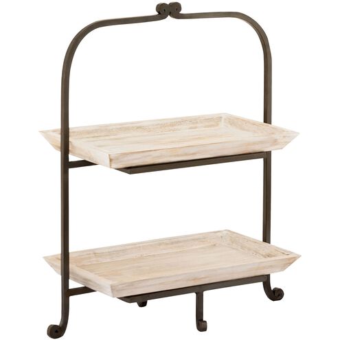 Linwood Antique Zinc with Whitewash Tray