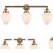 Franklin Restoration Bullet LED 34 inch Brushed Brass Bath Vanity Light Wall Light