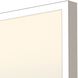 Waterside Collection Lacquered White Wood Shadow Box Style Framed Art