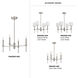 Elara 4 Light 23 inch Brushed Nickel Chandelier Ceiling Light