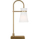 Drew & Jonathan Binx 23 inch 9.00 watt Satin Brass Table Lamp Portable Light