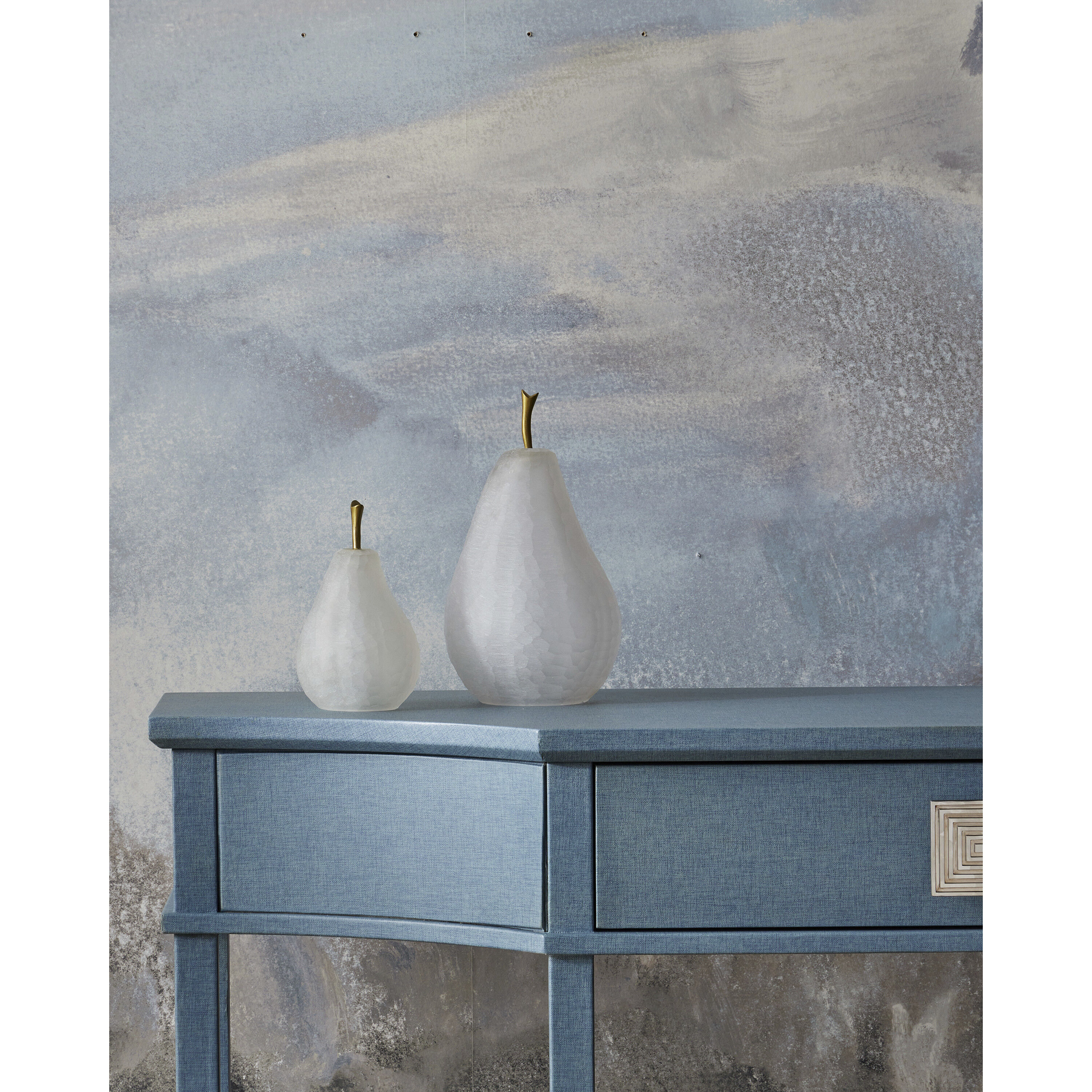 Pear 12.25 X 6.63 inch Sculptures, Set of 2