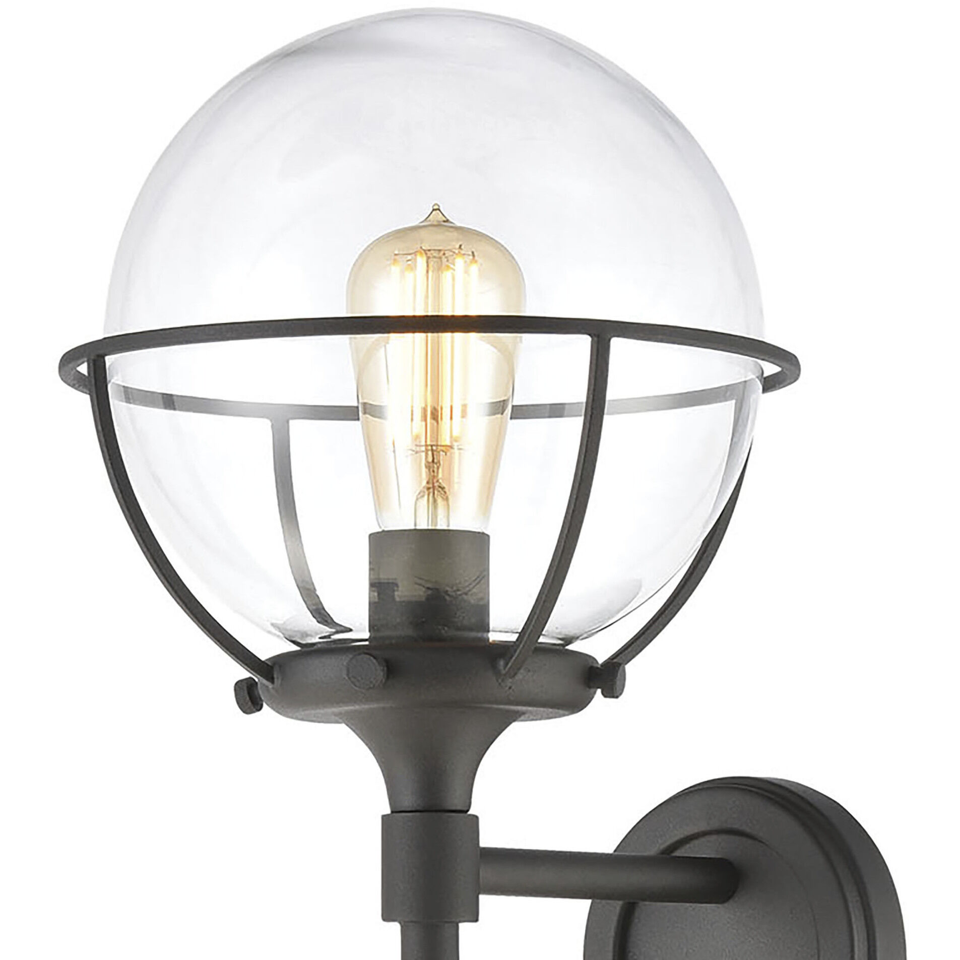 Girard 1 Light 28 inch Charcoal Outdoor Wall Sconce