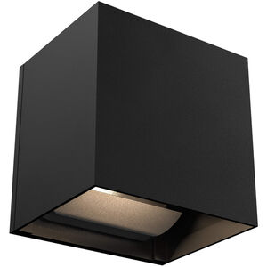 Geneva LED 4.63 inch Black ADA Sconce Wall Light, Directional Up/Down