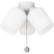 Windom LED Matte White Fan Light Kit