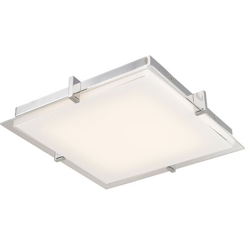 Matrix LED 12.2 inch Chrome Flush Mount Ceiling Light