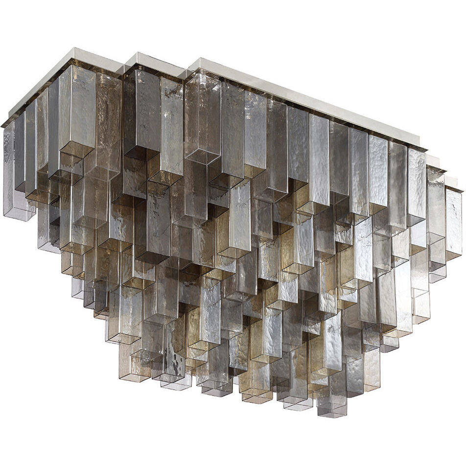 Altesa 33 Light 28.25 inch Chrome Flush Mount Ceiling Light