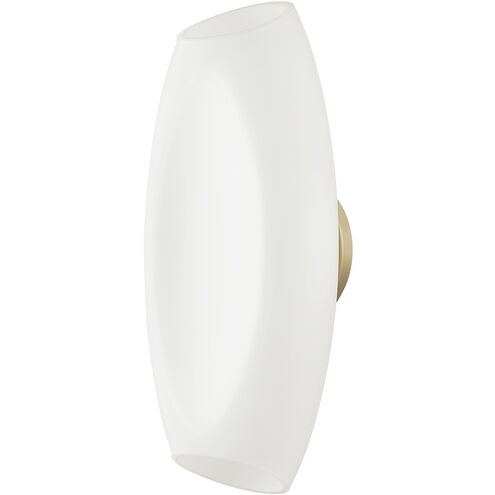 Vista LED 6.75 inch Patina Brass Wall Sconce Wall Light