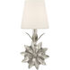 Broche 1 Light 8 inch Antique Silver Bath Vanity Light Wall Light