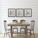 Florals Collection Blue Framed Art