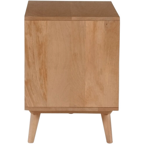 O2 22 X 22 inch Brown Nightstand