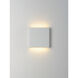 Brik LED 4.75 inch White Outdoor Wall Mount
