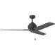 Arcade 54 inch Midnight Black Ceiling Fan