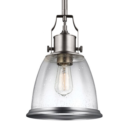 Hobson 1 Light 9.5 inch Satin Nickel Pendant Ceiling Light, Medium