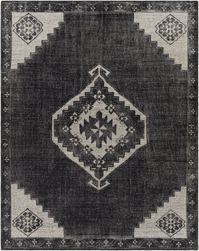 Burnley 120 X 96 inch Black Rug in 8 x 10, Rectangle
