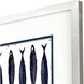 Animals Collection Blue Framed Art
