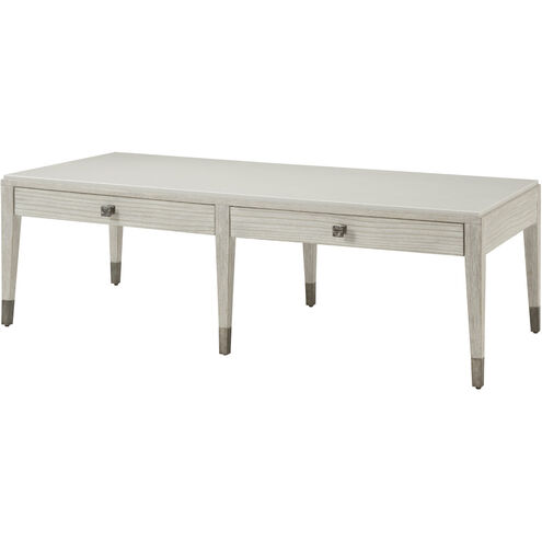 Breeze 58 X 26 inch Sea Salt with Dark Sterling Cocktail Table, Two Drawer