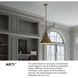 Arti 1 Light 15 inch Black with Cased Opal glass Pendant Ceiling Light in Black / Cased Opal