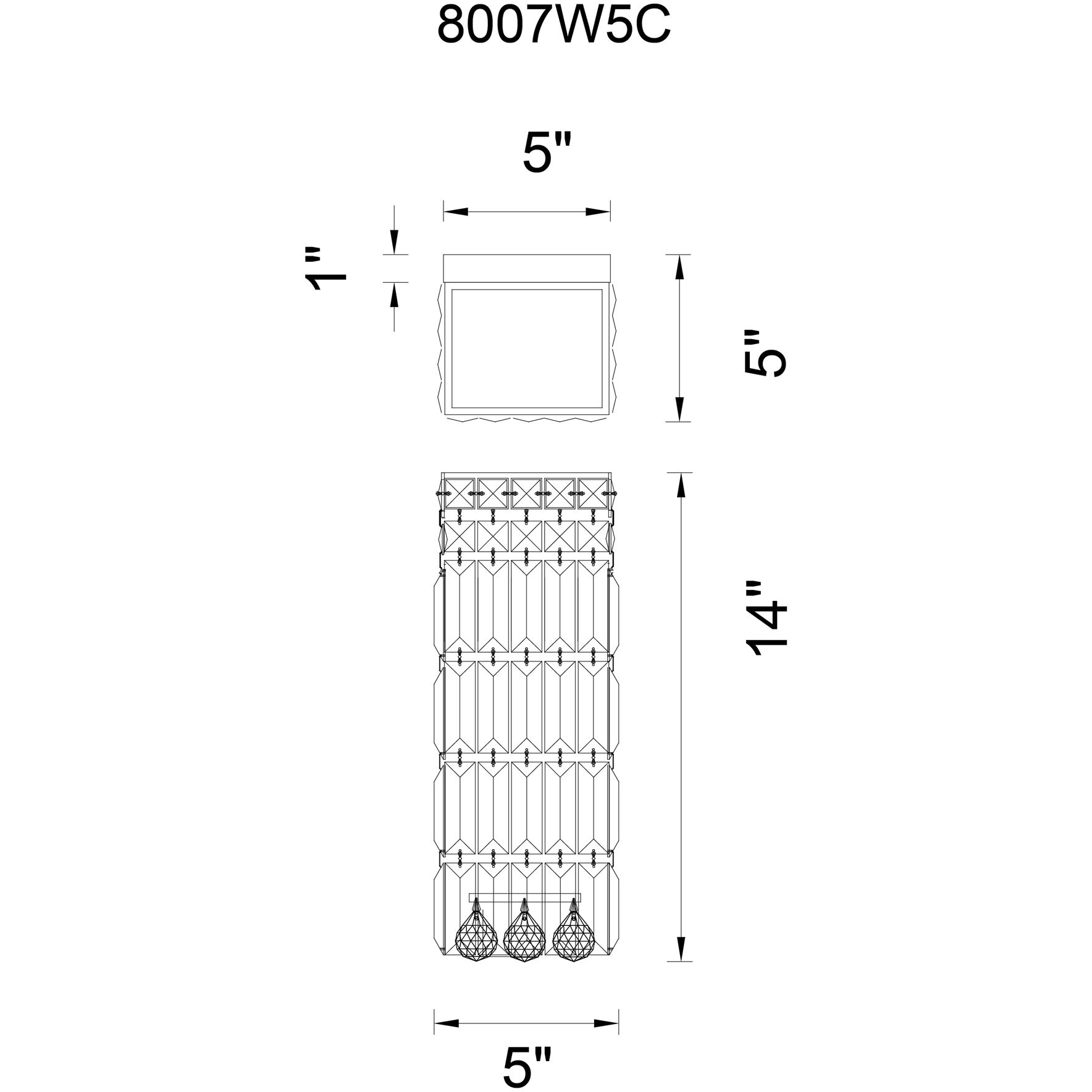 Colosseum 2 Light 5 inch Chrome Bathroom Sconce Wall Light