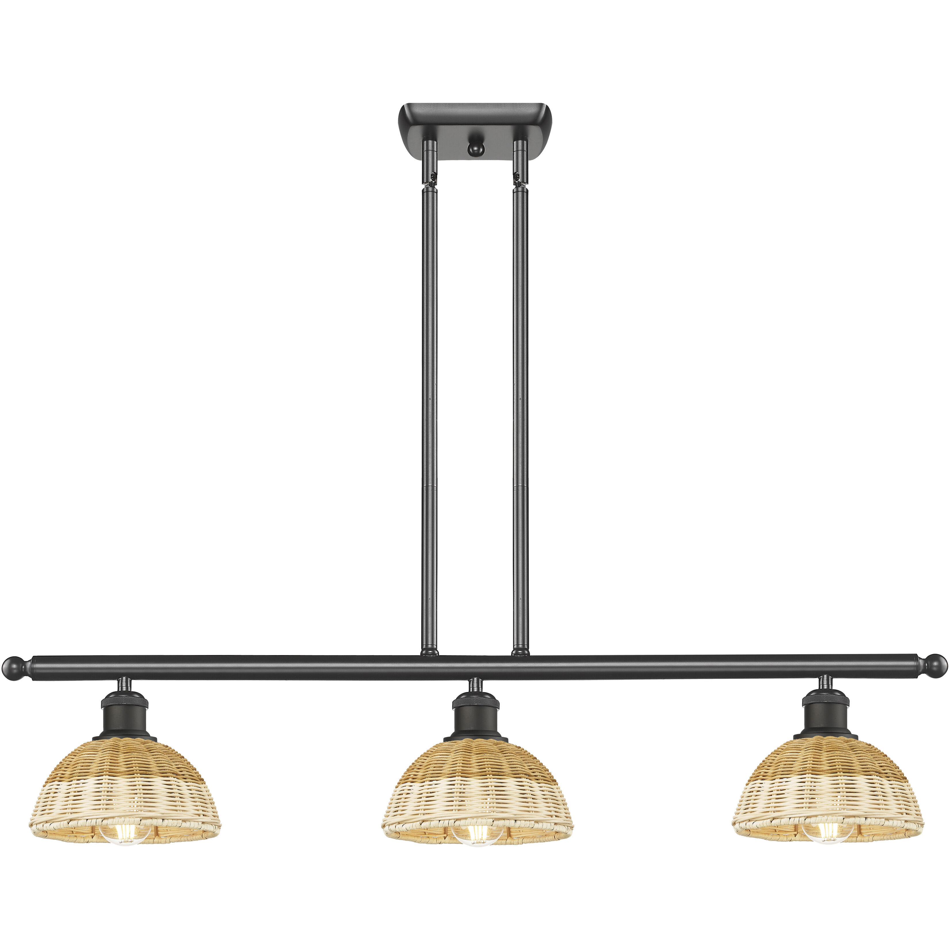 Ballston Bristol Natural II Island Light Ceiling Light in Oil Rubbed Bronze