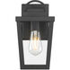 Brenwick 1 Light 11.25 inch Powder Coated Black Outdoor Wall Sconce