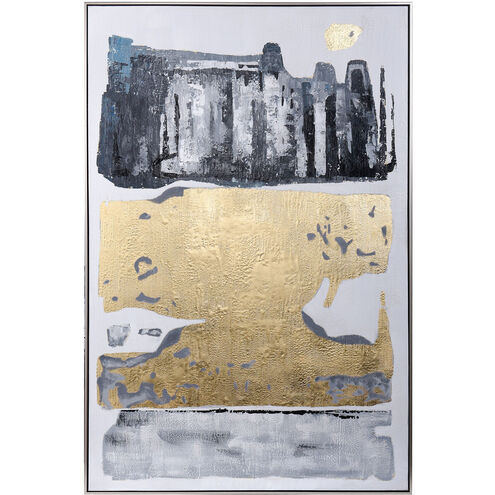Pallette Black and White and Gold Wall Art