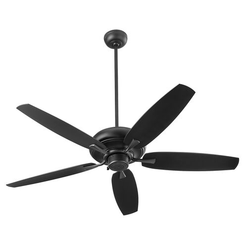 Apex Patio 56 inch Matte Black Outdoor Ceiling Fan