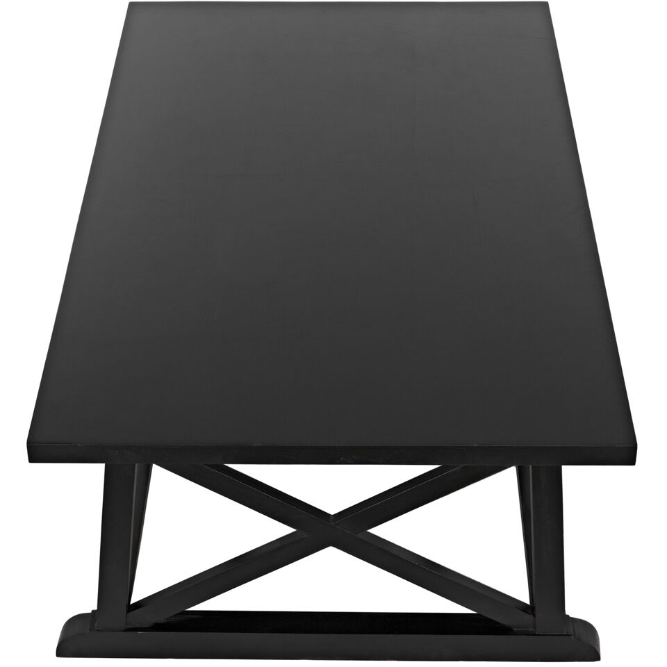 Sutton 60 X 34 inch Hand Rubbed Black Coffee Table