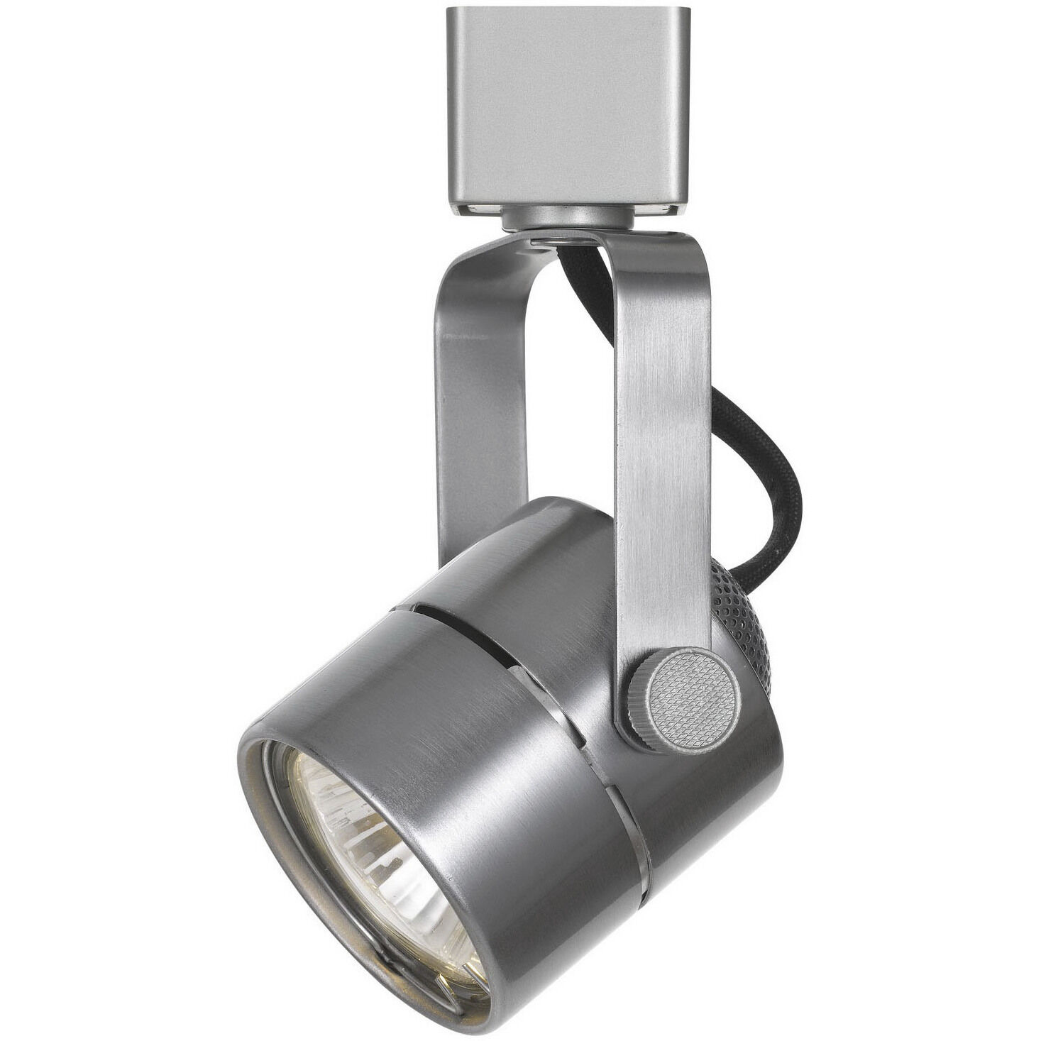 HT Series 1 Light 120V Brushed Steel Track Head Ceiling Light, Round