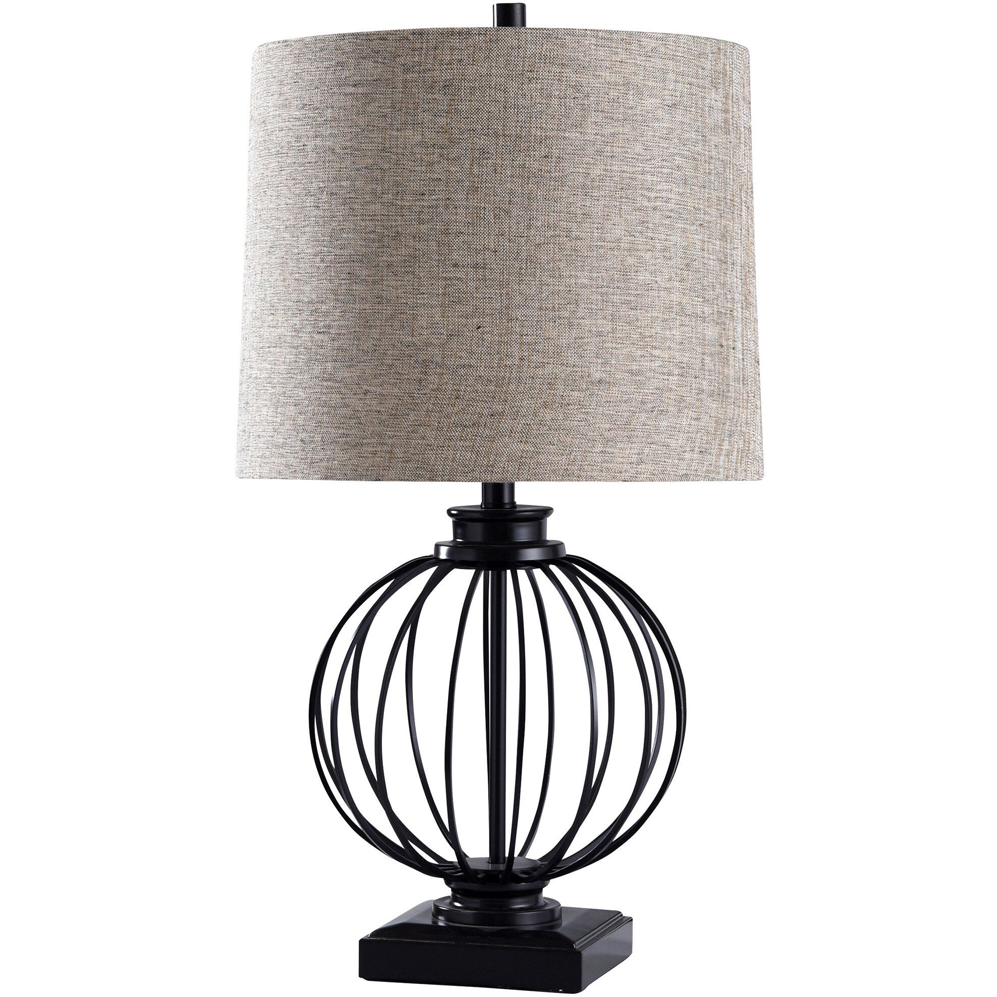 Audrey 27.5 inch 150 watt Black Table Lamp Portable Light