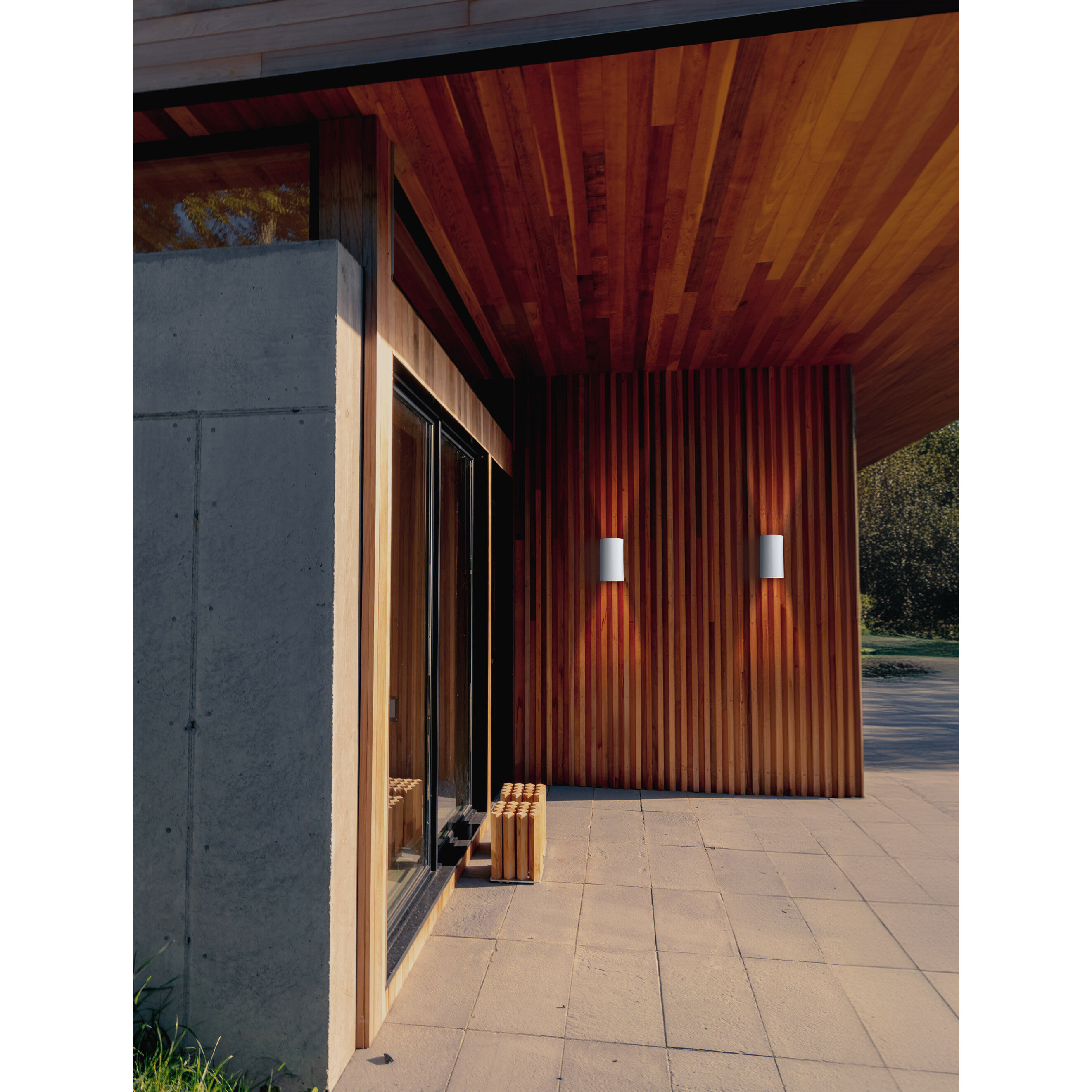 Zoro LED 12 inch White Outdoor Sconce