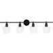 Rochester 4 Light 38 inch Black Wall sconce Wall Light