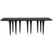 Romeo 95 X 42 inch Hand Rubbed Black Dining Table