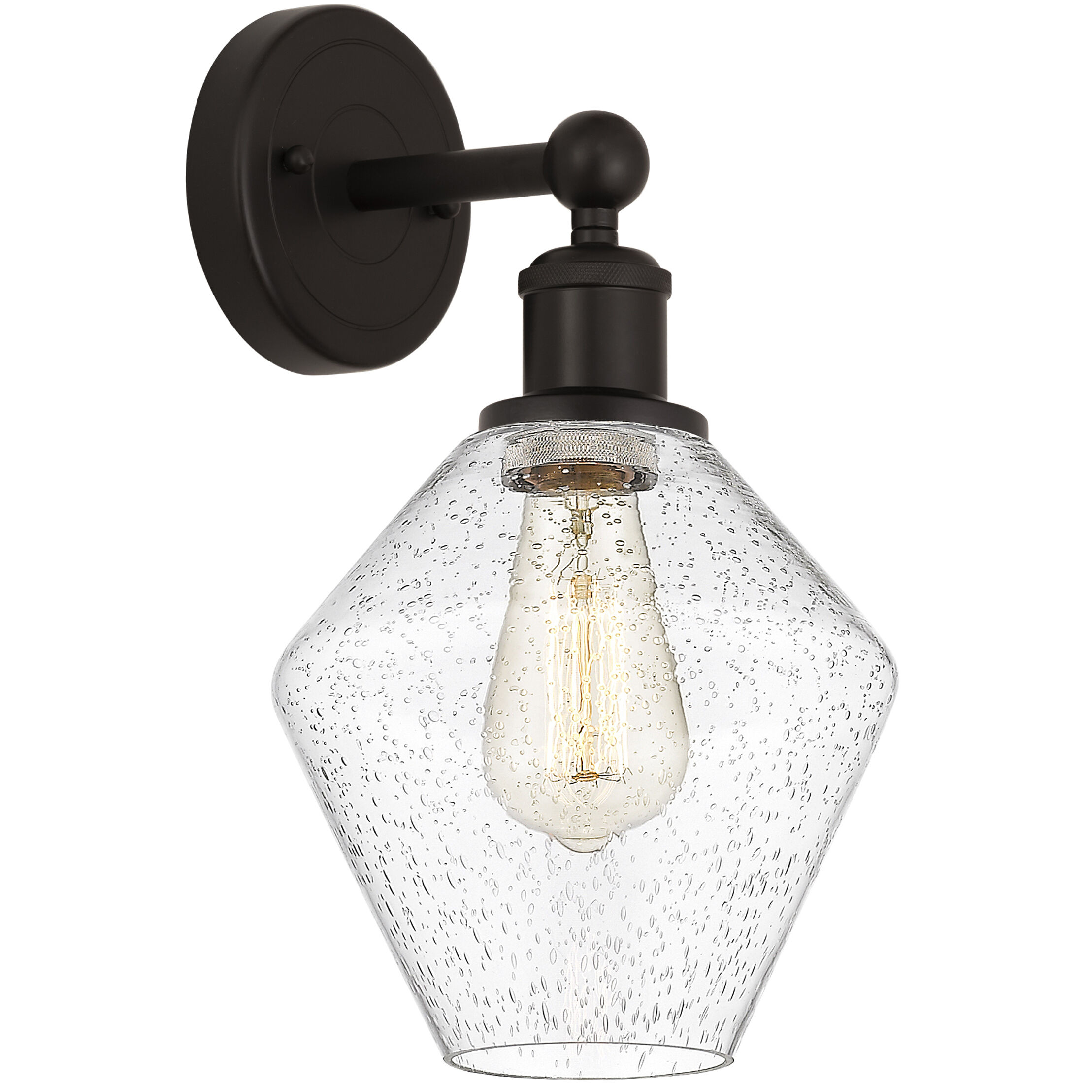 Cindyrella Sconce Wall Light in Oil Rubbed Bronze, Seedy
