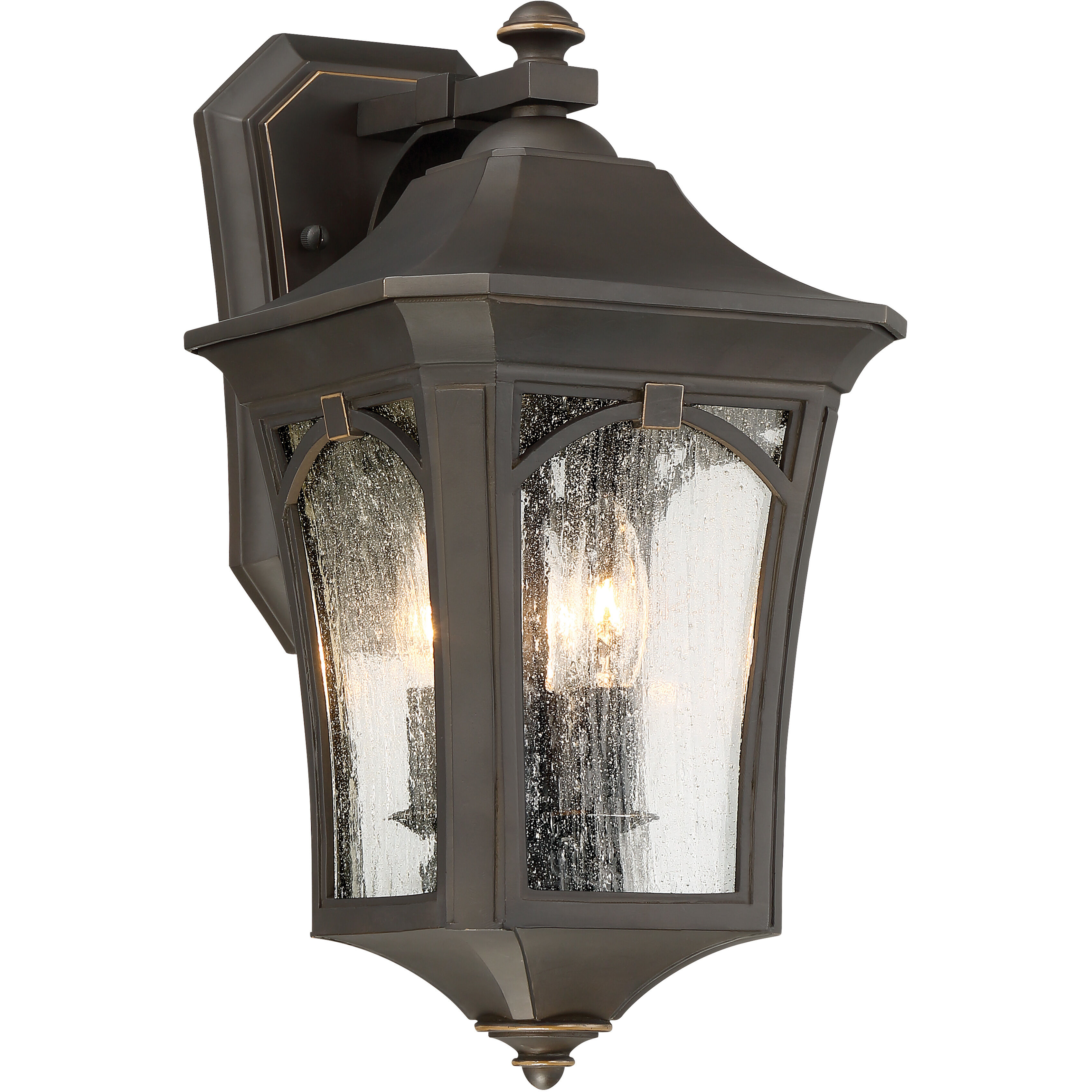 Solida 3 Light 16 inch Oil Rubbed Bronze/Gold Outdoor Wall Mount, Great Outdoors