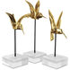 Hummingbird 10 X 5.75 inch Sculptures, Set of 3