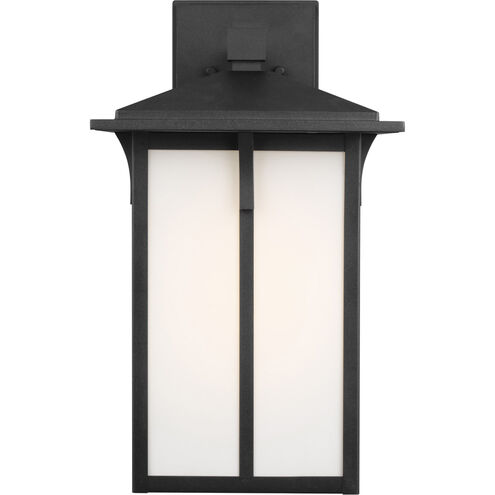 Tomek 1 Light 18 inch Black Outdoor Wall Lantern, Large